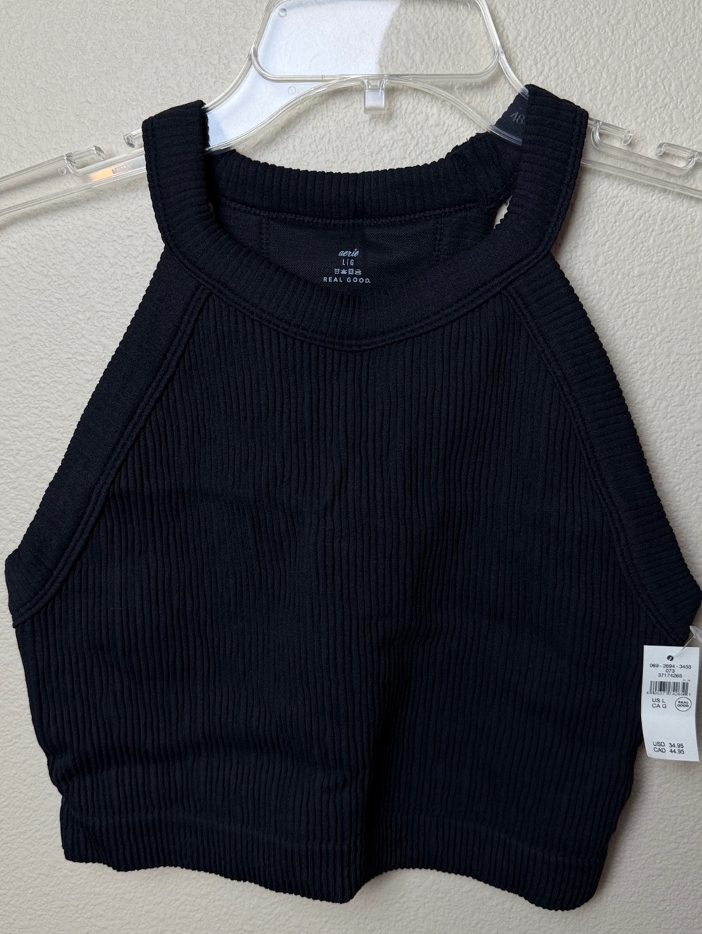 Aerie Superchill Seamless High Neck Bra Top